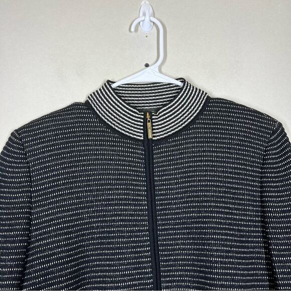 $795 St John Caviar Wool Blend Jacket Size Small - Picture 3 of 7